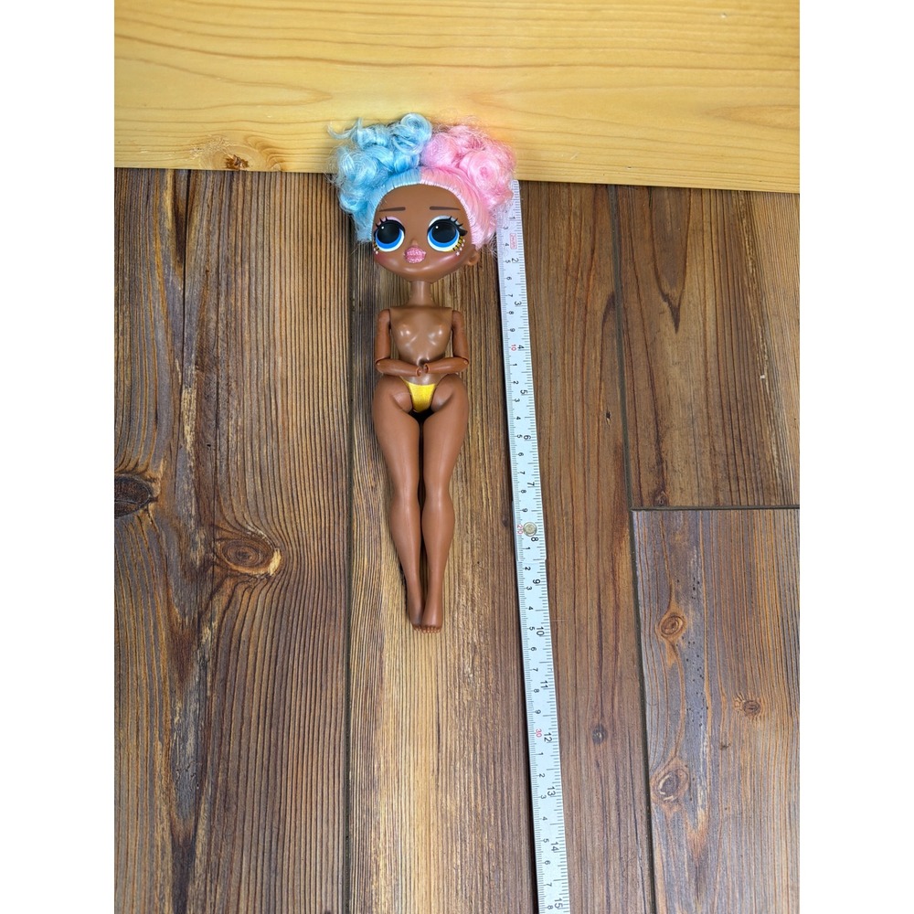 MGA LOL Surprise OMG Cosmic Nova Doll Blue Pink Split Hair Base Only 9.5 inch